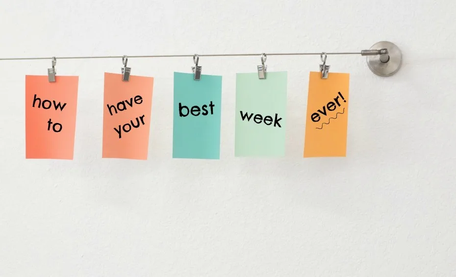 best week using checklist