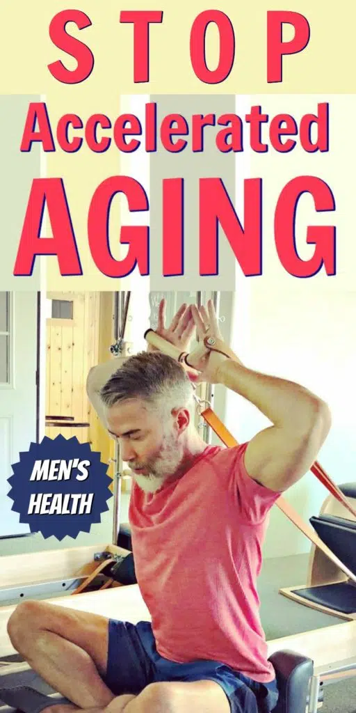 Mature athlete uses exercise to reduce aging risk.