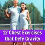 Mature active couple with fit chests