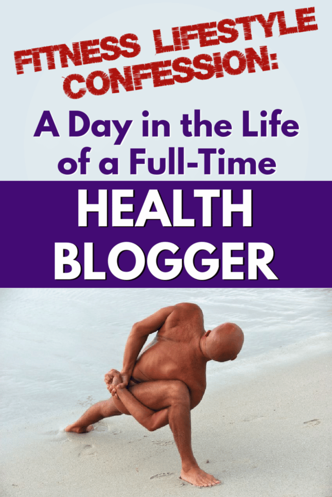 how to start a fitness blog: mature yoga beach blogger confesses