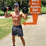 mature athlete with healthy gut