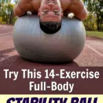 fit man does stability ball workout