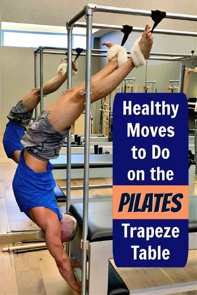mature athlete opting for trapeze table over pilates tower exercises