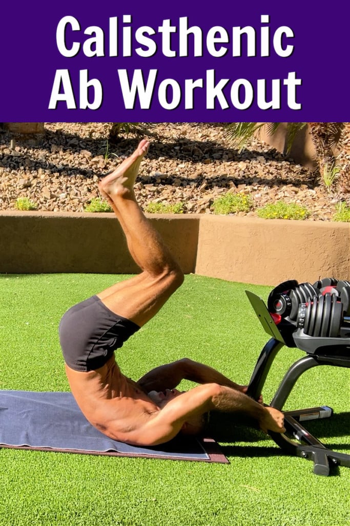 Dane Findley does calisthenic ab fitness workout