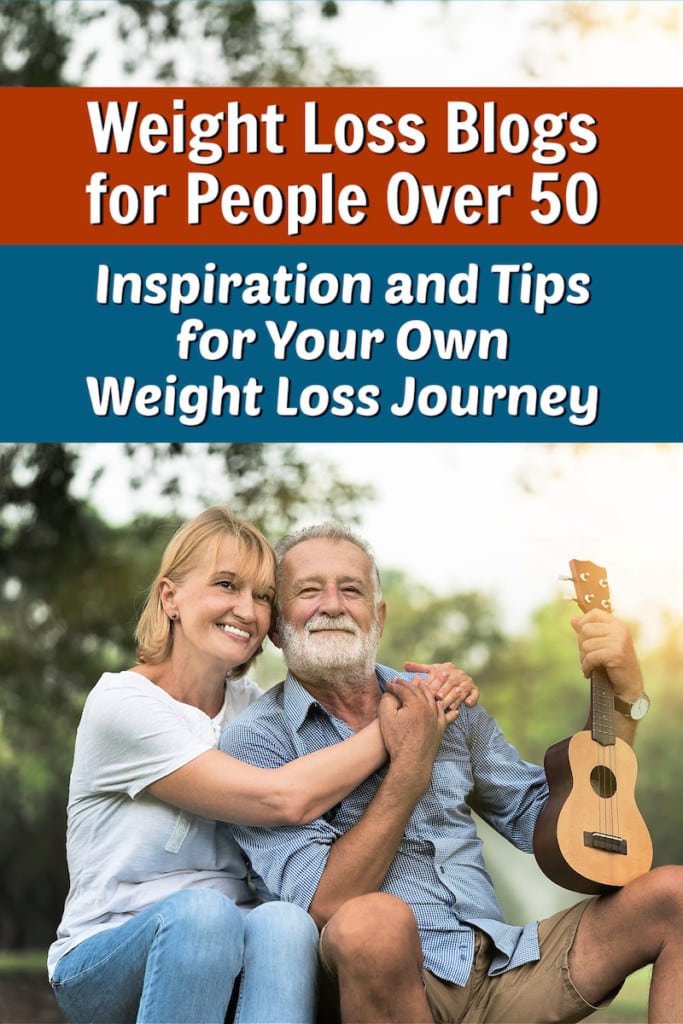 trim, mature couple enjoying benefits from weight loss blogs over 50