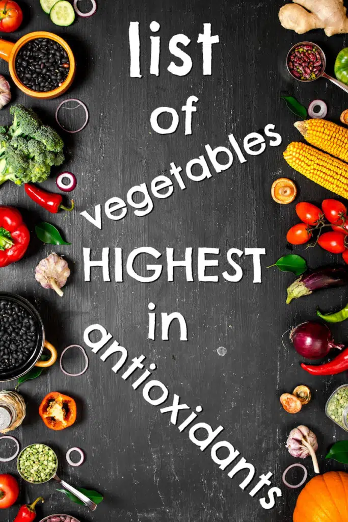 antioxidants vegetables healthier