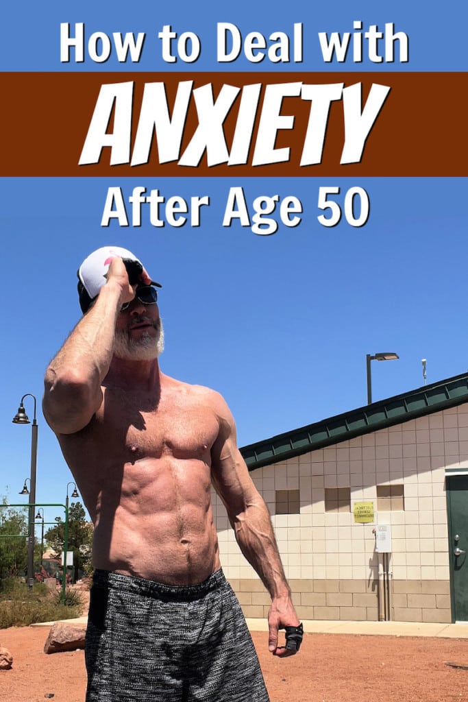 fit man after 50 managing anxiety with outdoor exercise