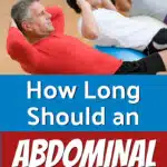 fit mature athlete demonstrates how long an ab workout should be