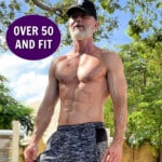 healthy man being over fifty and fit