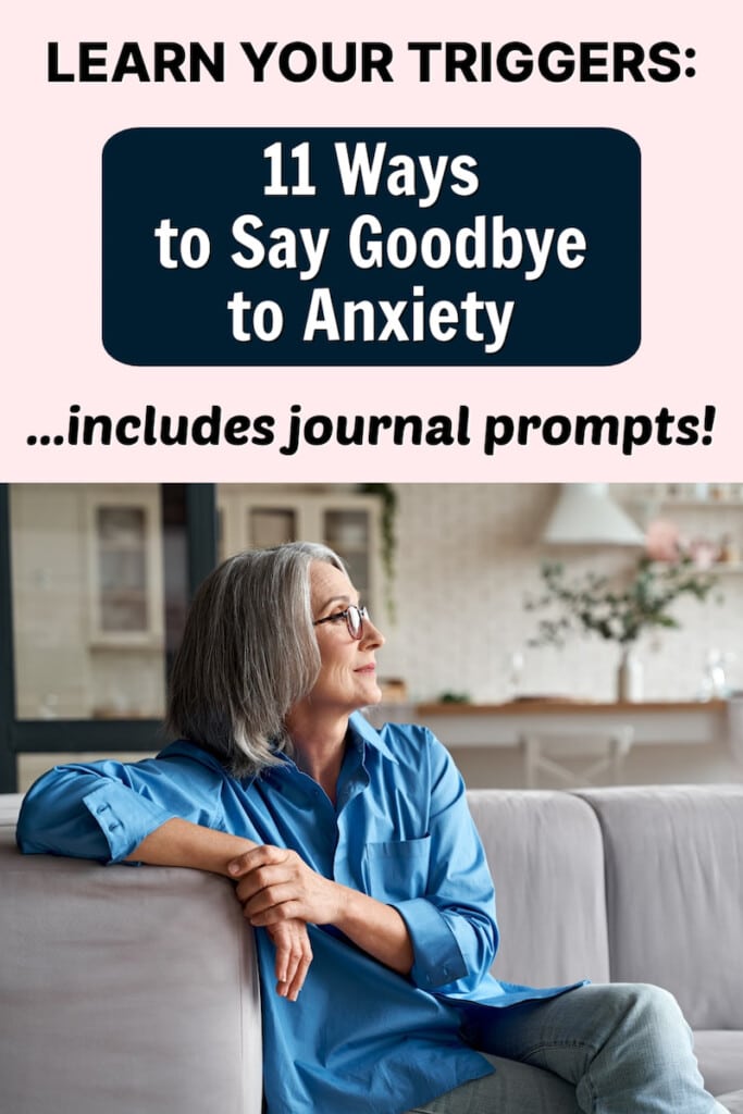 woman feeling relieved of anxiety after 50