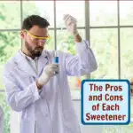 scientist formulating food sweetener for public consumption