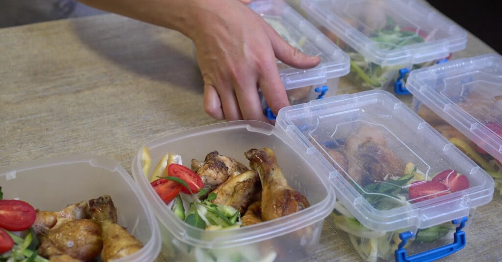 meal prep being done to help get a fit body