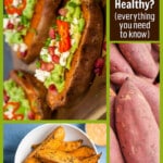 Healthy sweet potatoes prepared in a variety of delicious ways.