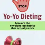 Yo-yo symbolizing the end of crash dieting and finding weight loss habits that actually work.